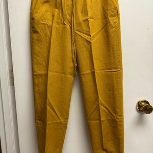 J. Crew Yellow Chinos Relaxed Fit Cotton